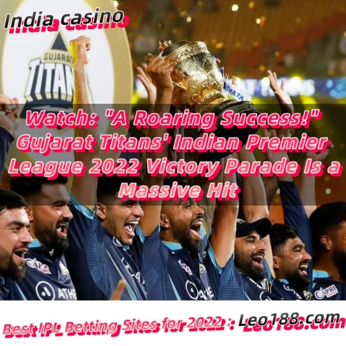 Watch A Roaring Success! Gujarat Titans' Indian Premier League 2022 Victory Parade Is a Massive Hit