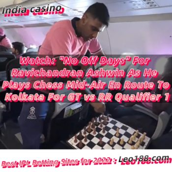 Watch No Off Days For Ravichandran Ashwin As He Plays Chess Mid-Air En Route To Kolkata For GT vs RR Qualifier 1
