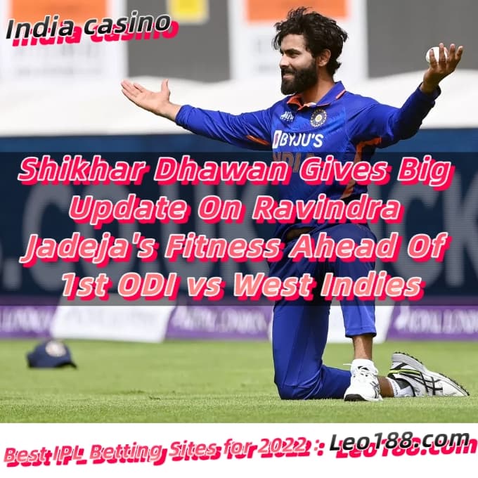 Shikhar Dhawan Gives Big Update On Ravindra Jadeja's Fitness Ahead Of 1st ODI vs West Indies