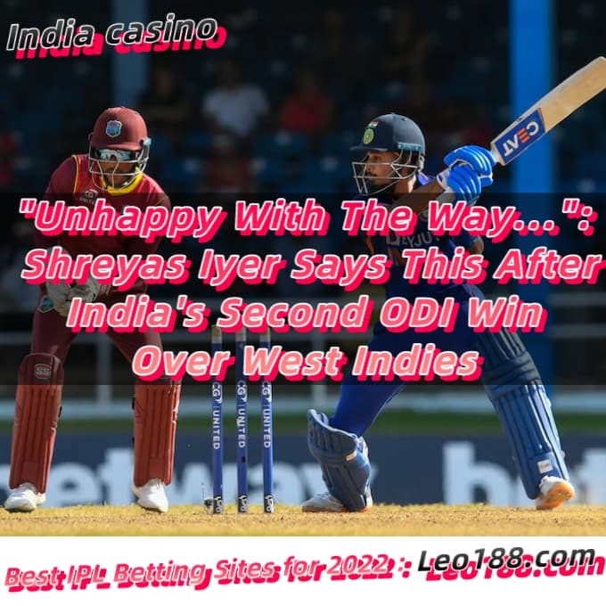 Unhappy With The Way... Shreyas Iyer Says This After India's Second ODI Win Over West Indies