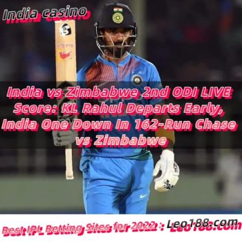 India vs Zimbabwe 2nd ODI LIVE Score KL Rahul Departs Early, India One Down In 162-Run Chase vs Zimbabwe